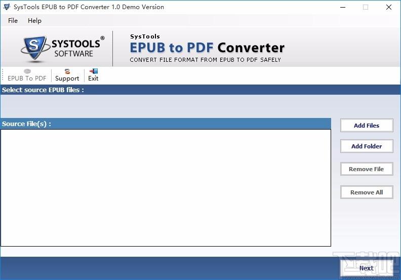 SysTools EPUB to PDF Converter下载,EPUB转PDF软件