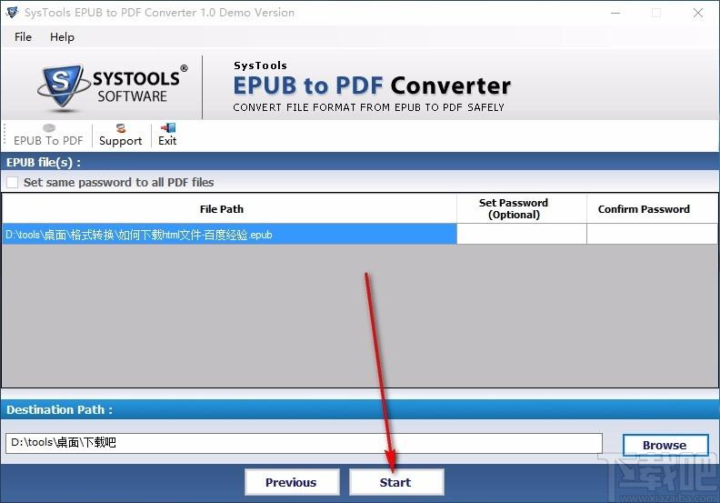 SysTools EPUB to PDF Converter下载,EPUB转PDF软件