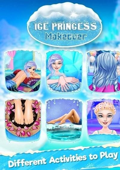 公主女孩化妆沙龙游戏(ice princess)下载,公主女孩化妆沙龙,女生游戏,化妆游戏